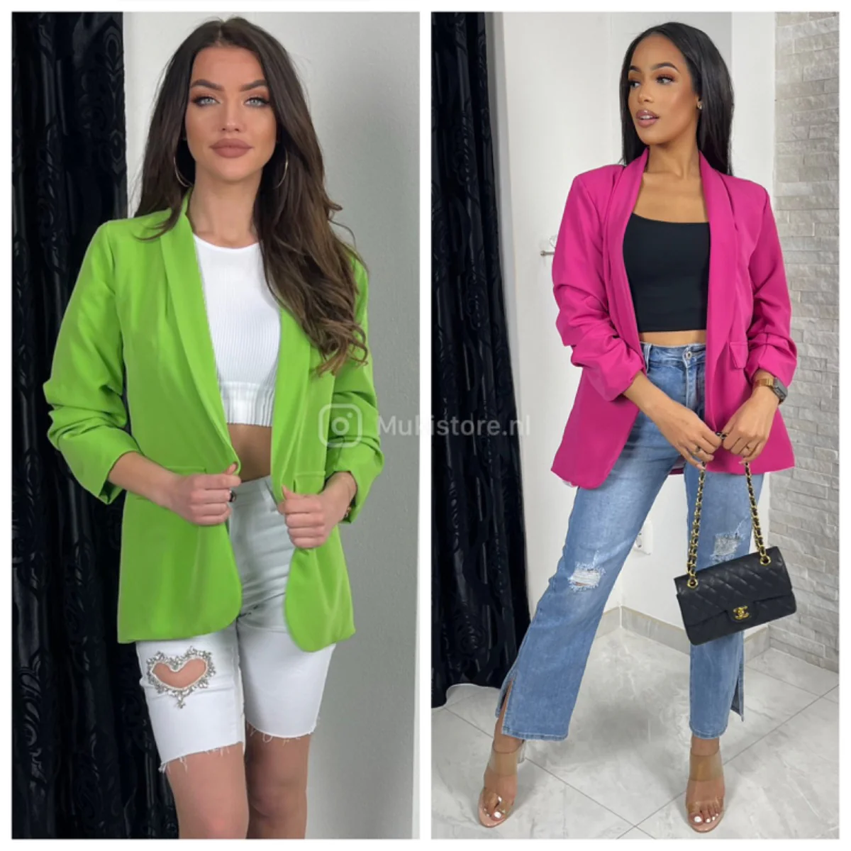 Bestseller Pocket And Ruffle Detail Sleeves Blazer With Lining - Image 8