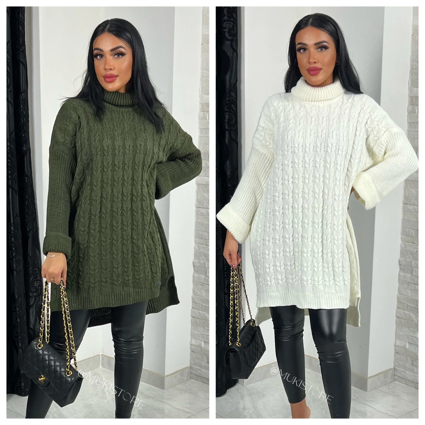 Cable Col Sweater Detail Sleeve - Image 12