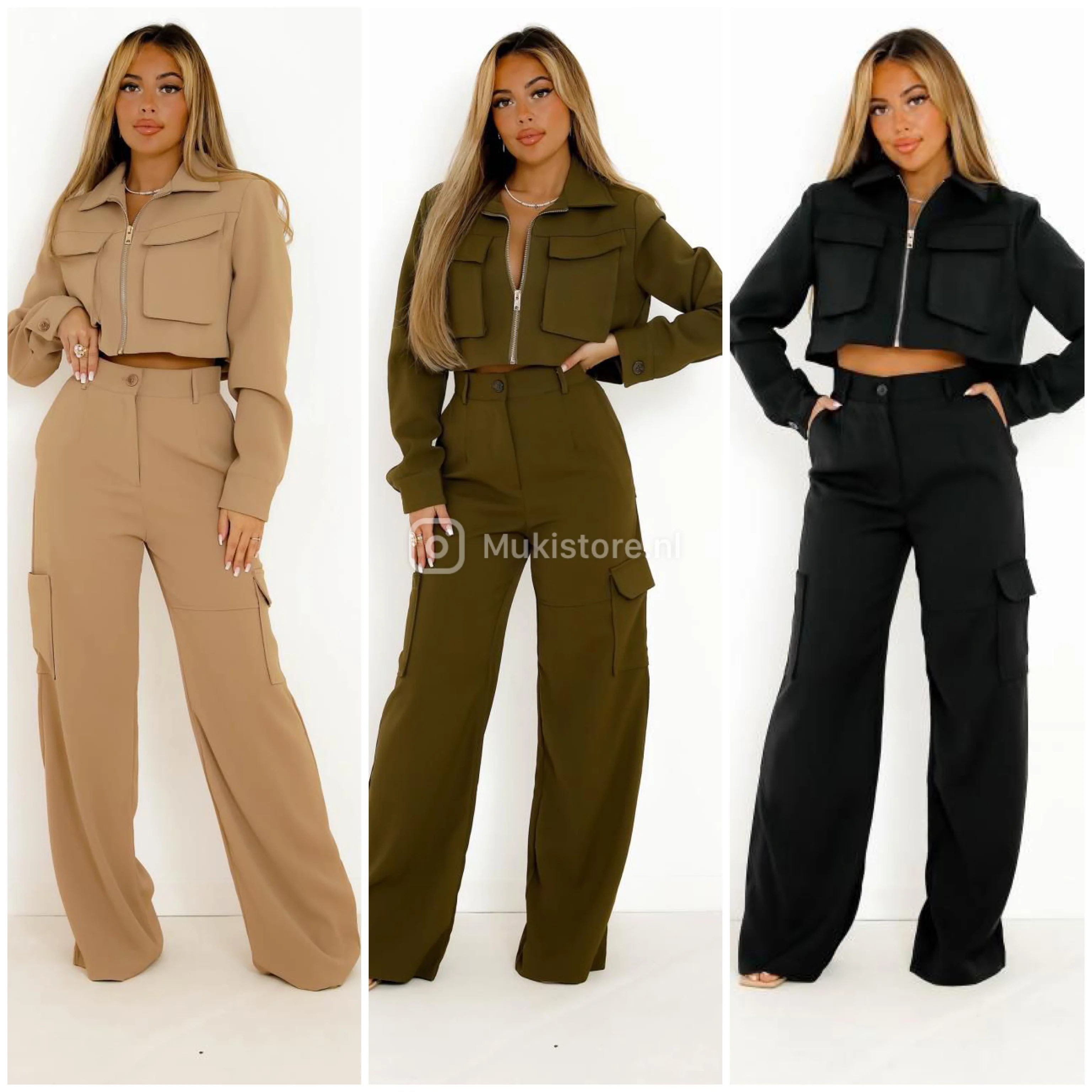 Crop Cargo Set Big Pockets - Image 7