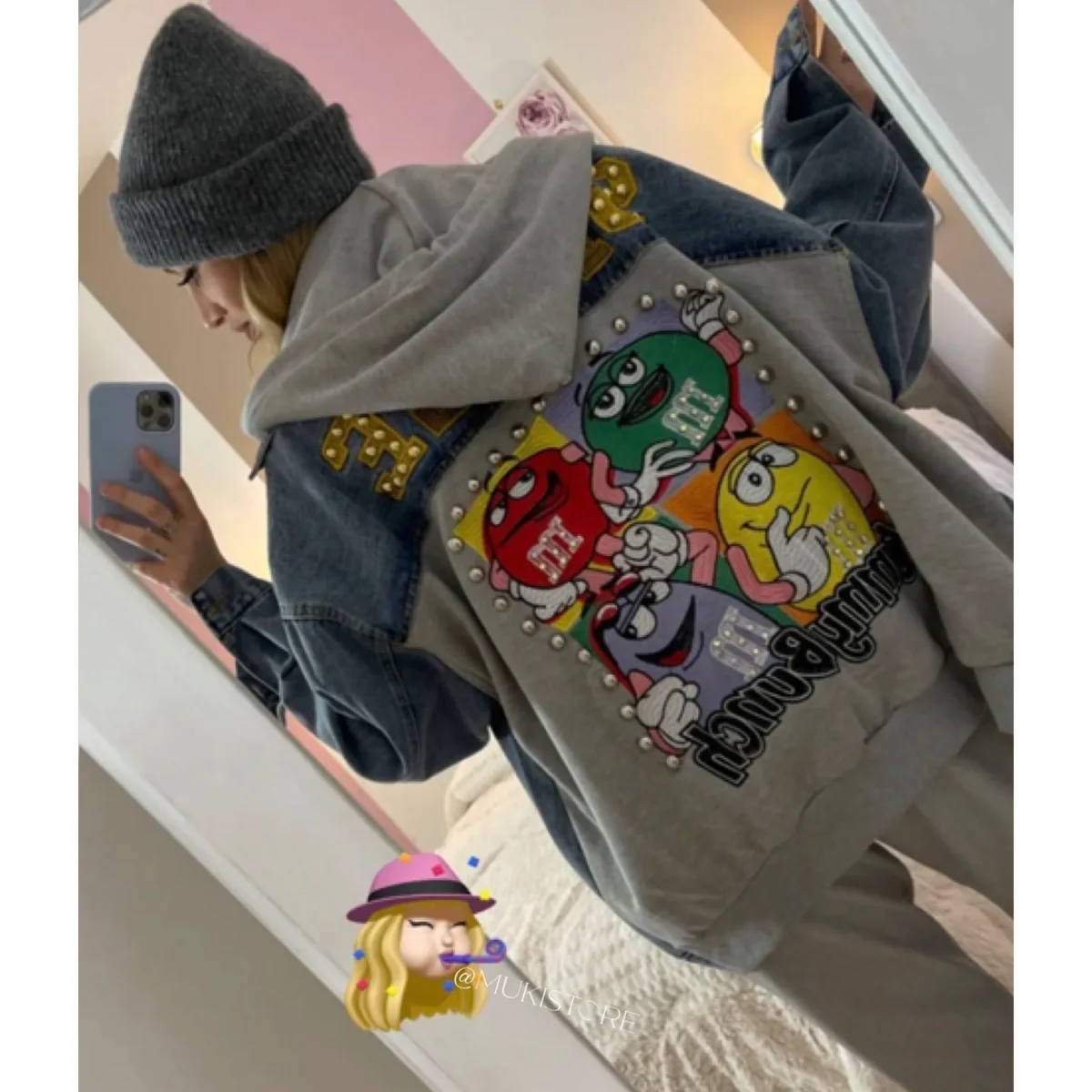 Denim Jacket MM Yummybunch Studs&Stones - Image 4