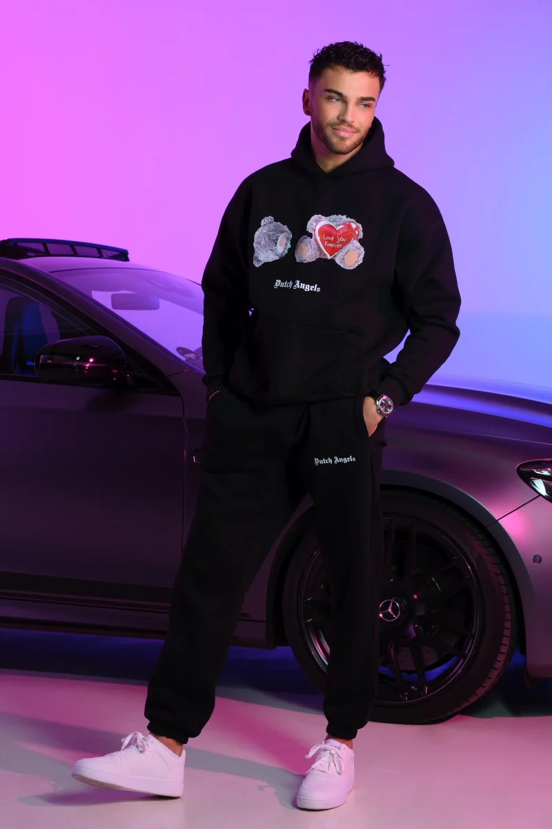 Dutch Angels Broken Teddy Bear Black Tracksuit - Image 3