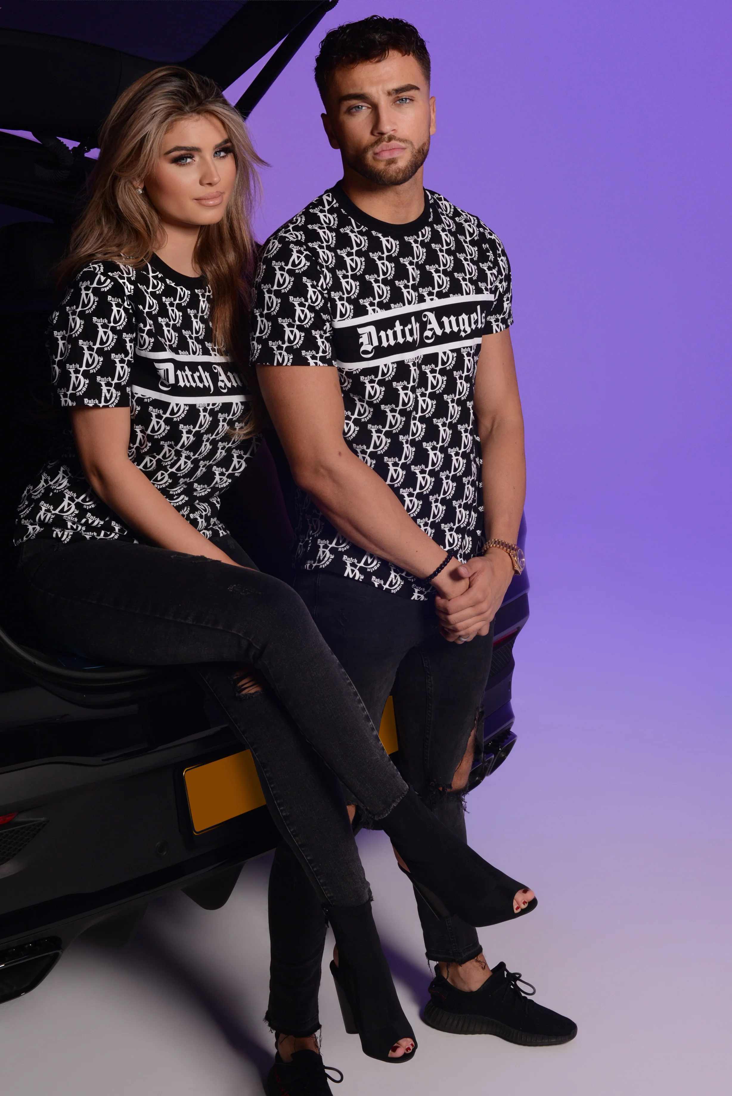 Dutch Angels Fully DA Logo Black T-shirt Slim Fit - Image 12