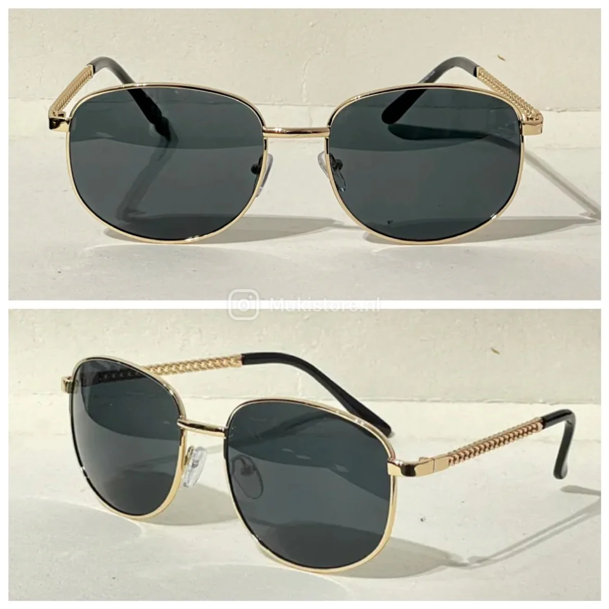 Golden Sunglasses 100% UV Protection 2288 - Image 3