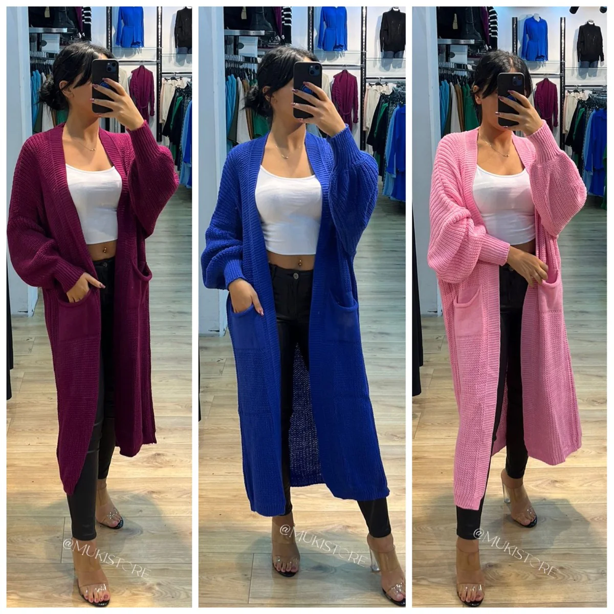 Knitwear Cardigan Balloon Sleeves Premium Quality - Image 10