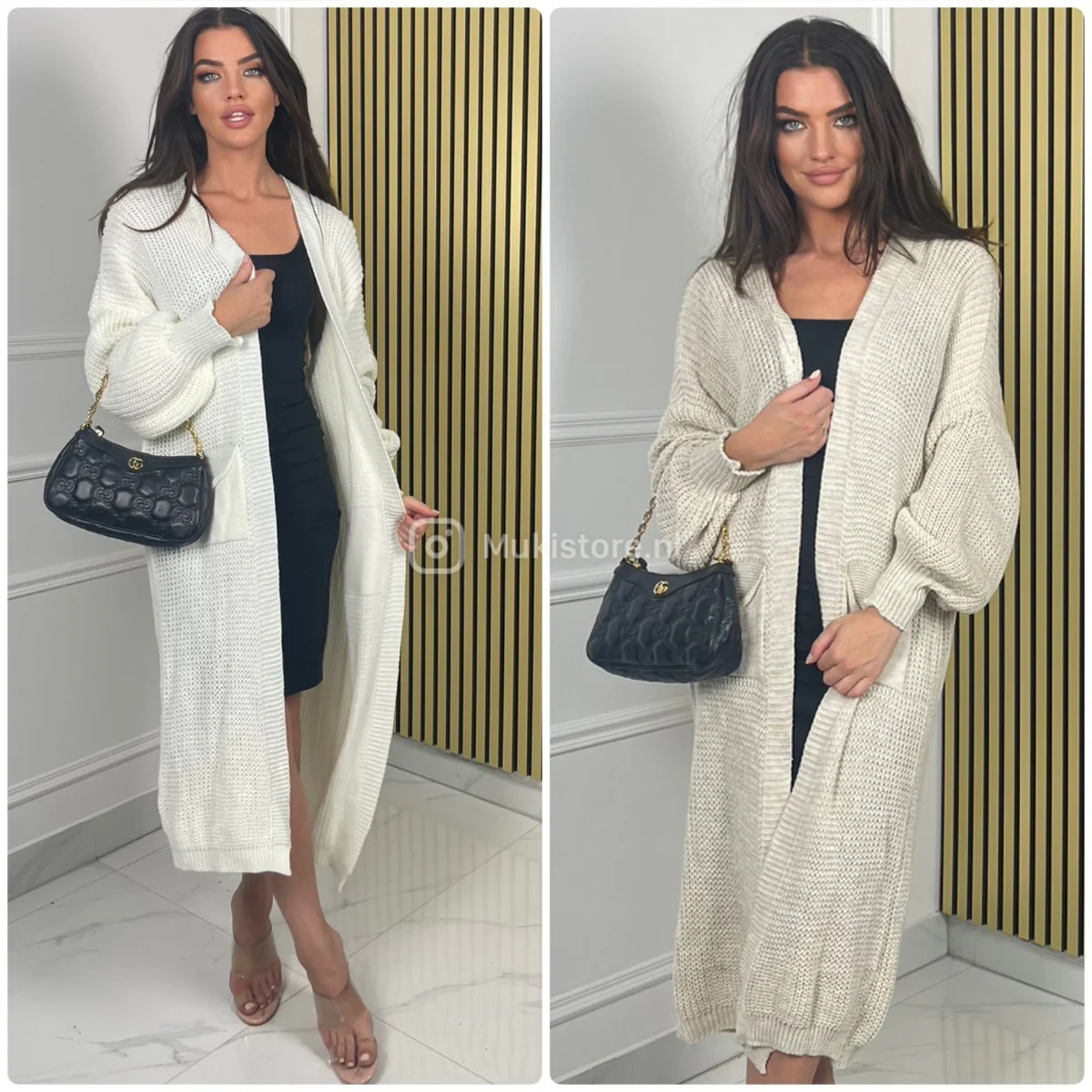 Knitwear Cardigan Balloon Sleeves Premium Quality - Image 4