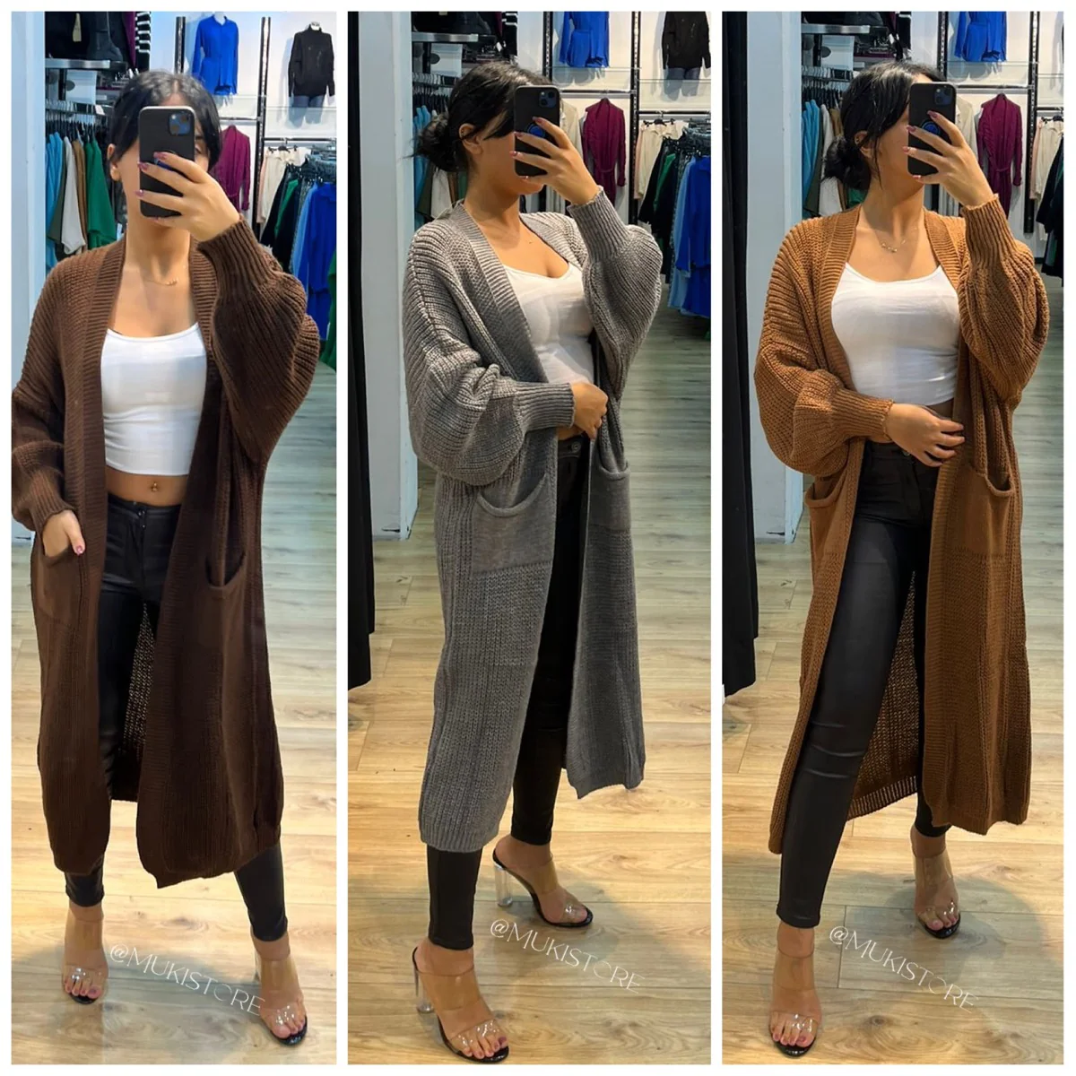 Knitwear Cardigan Balloon Sleeves Premium Quality - Image 8