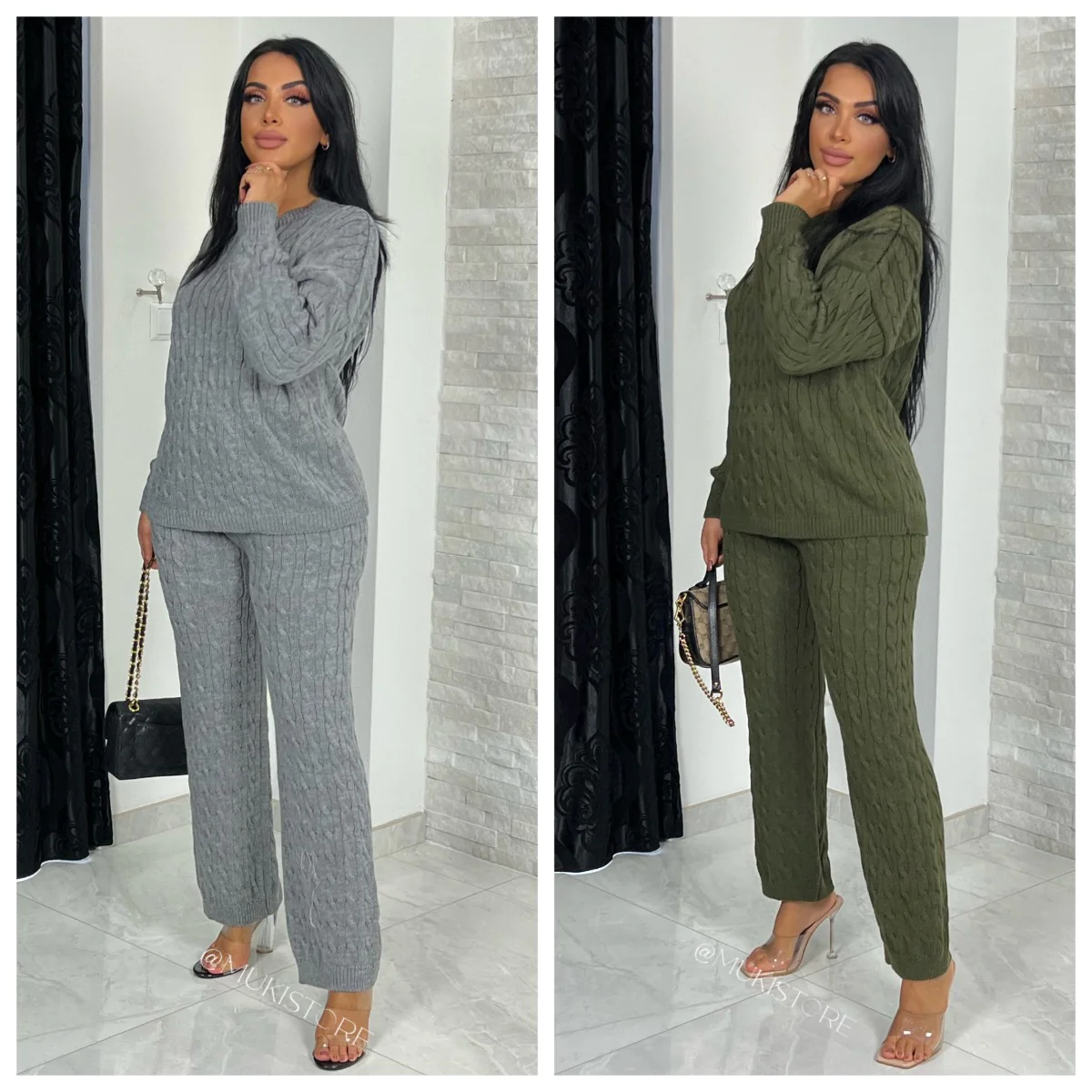 Musthave Cable Comfy Set Wide Legs - Image 3