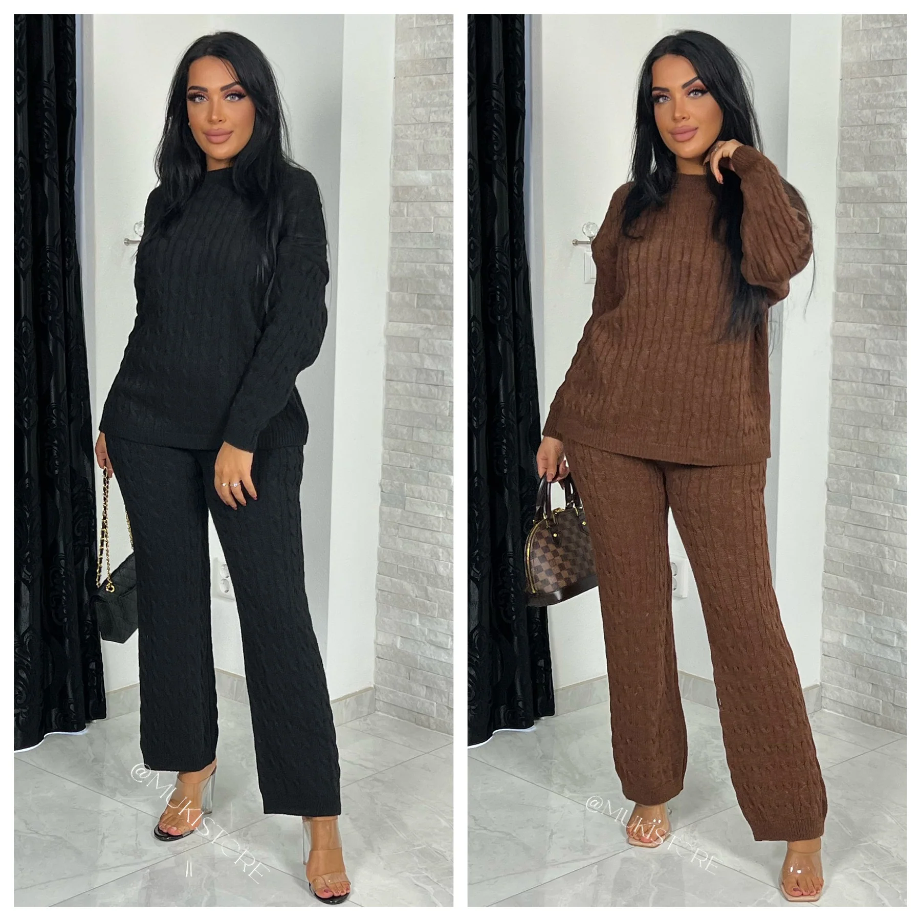 Musthave Cable Comfy Set Wide Legs - Image 4