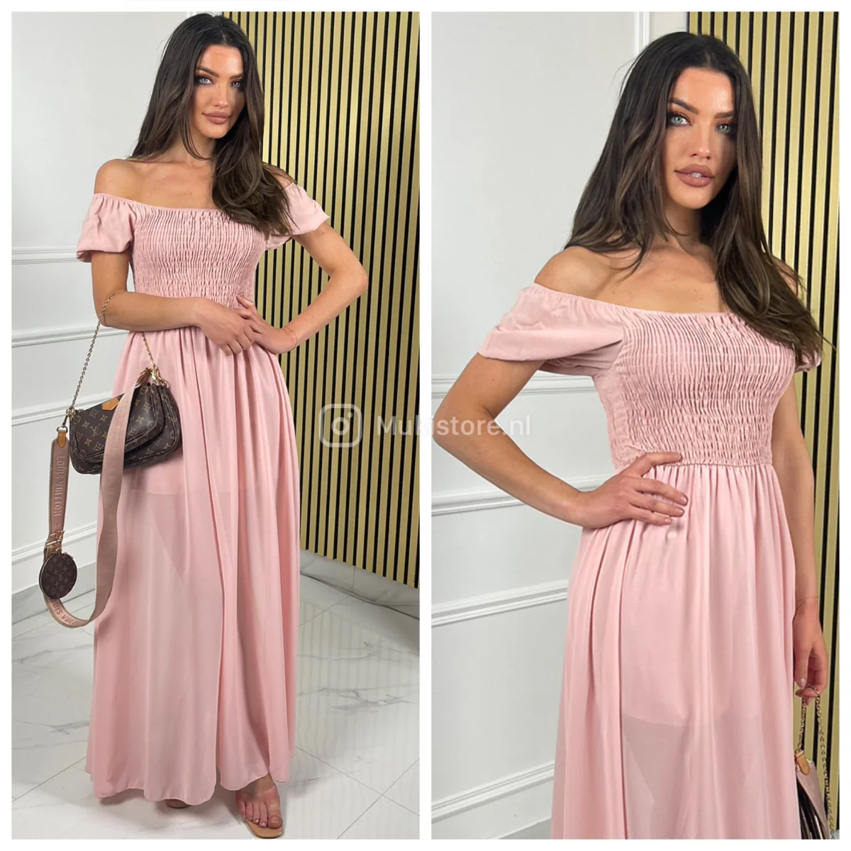 Off Shoulder Summer Maxi Dress - Image 3