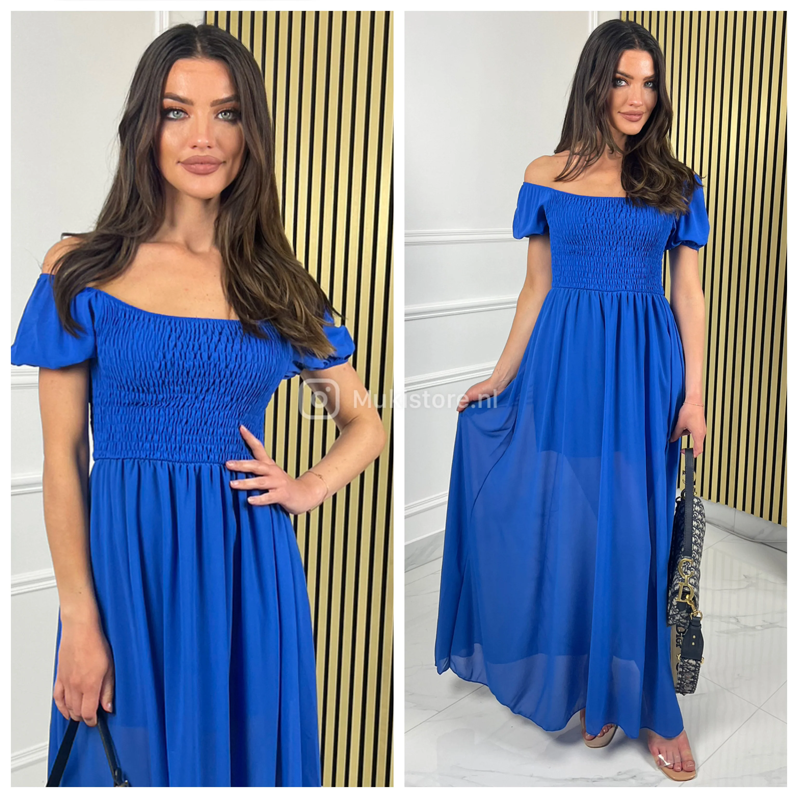 Off Shoulder Summer Maxi Dress - Image 8