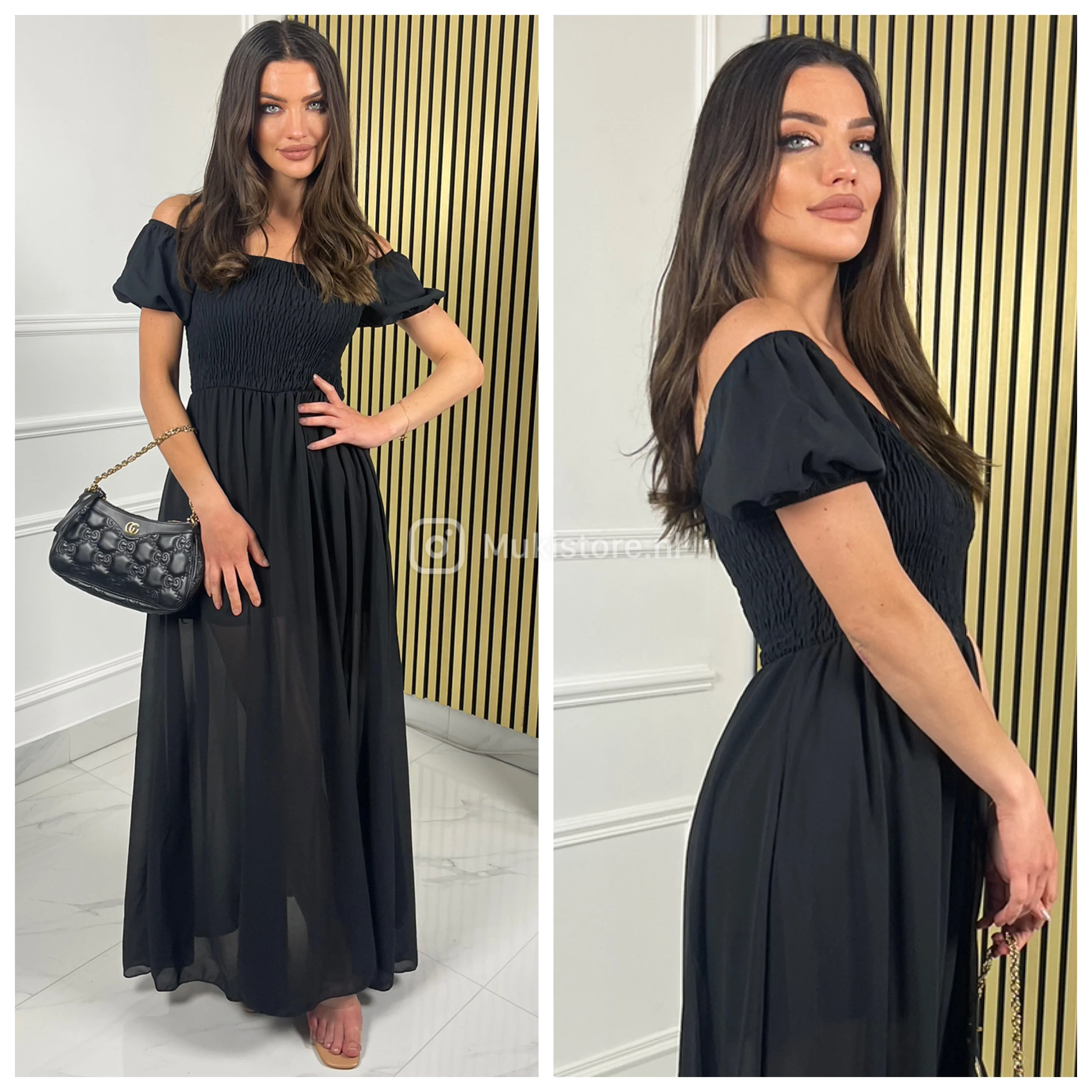 Off Shoulder Summer Maxi Dress - Image 9