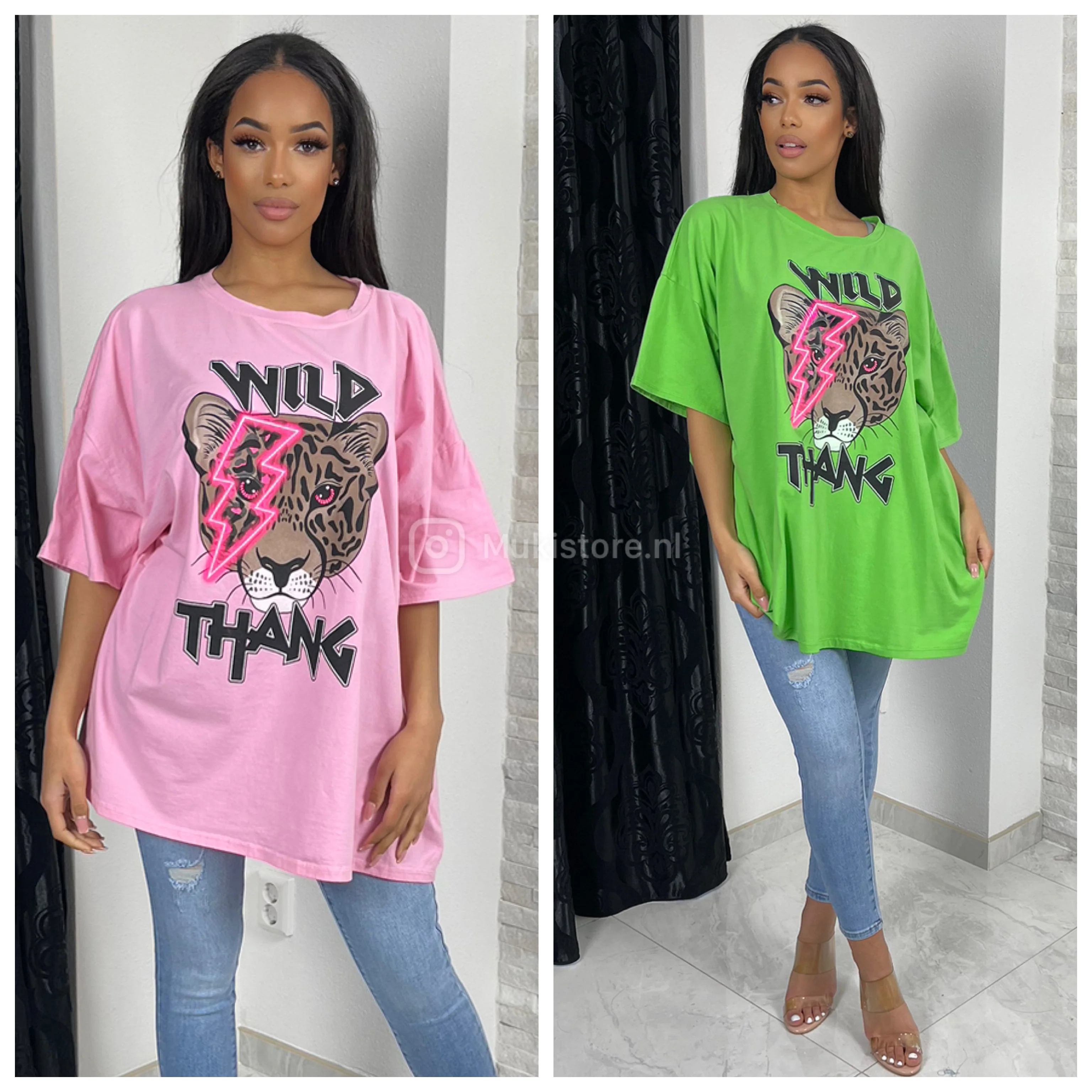 Oversized T-shirt Wild Thang Tigre - Image 10