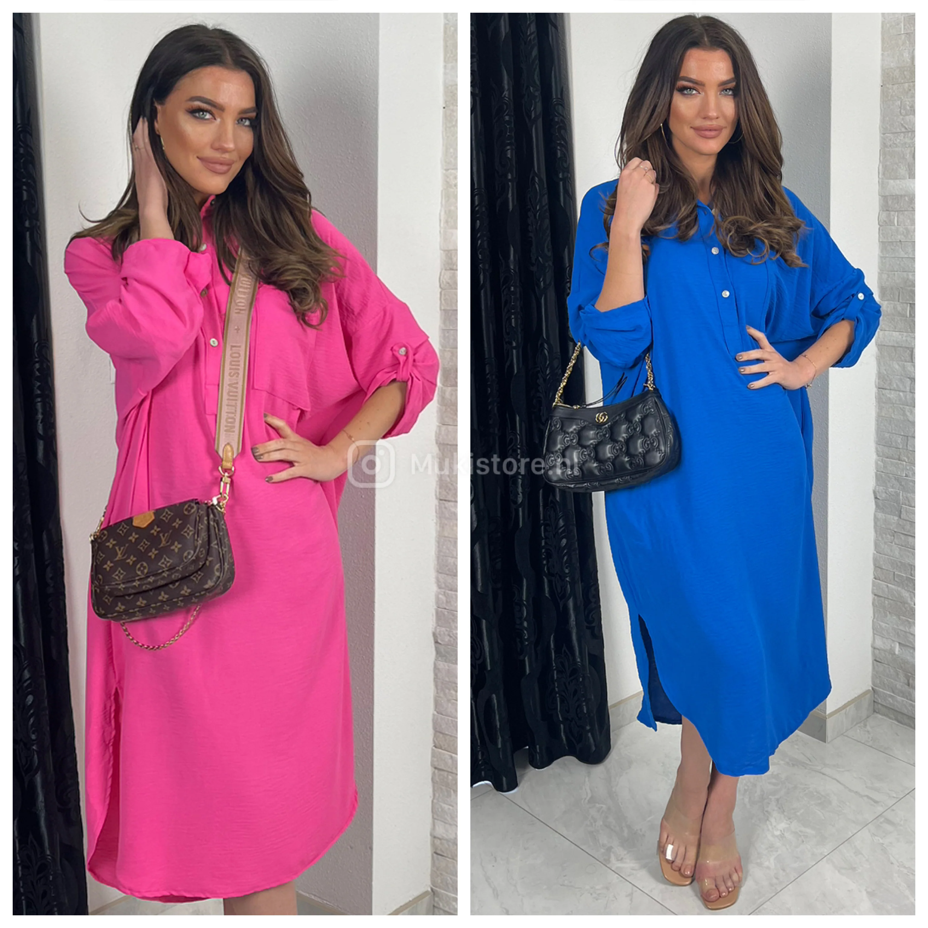 Perfect Summer Pocket Dress Oversized Buttons - Image 10