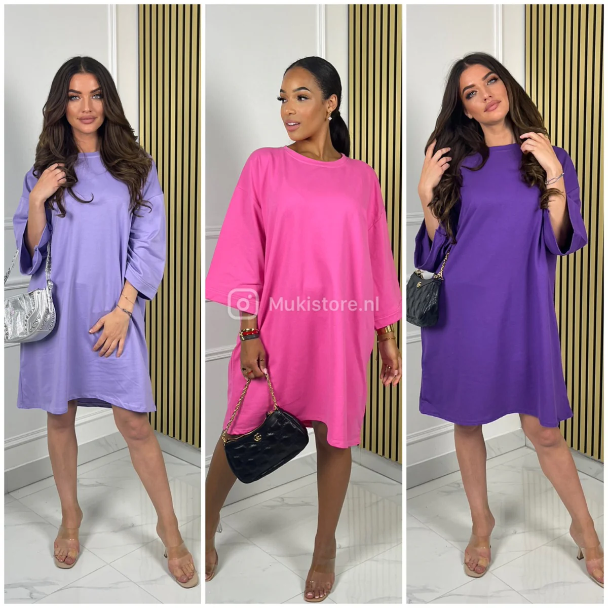 Premium Quality Basic Oversized Dress Terry Cotton 95cm - Image 9