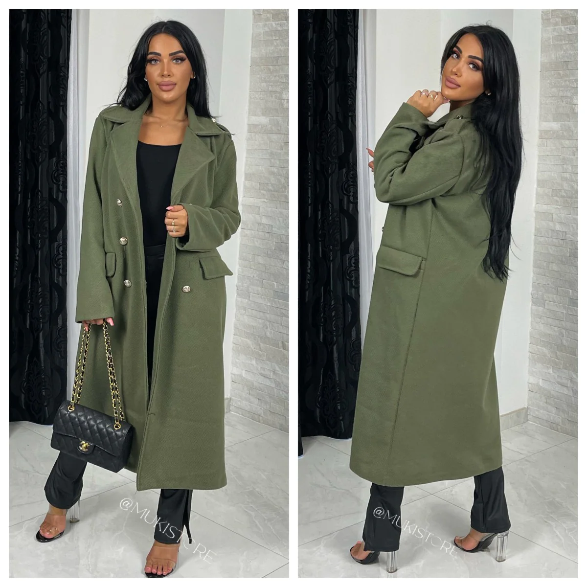 Premium Quality Military Buttons Jacket - Image 3