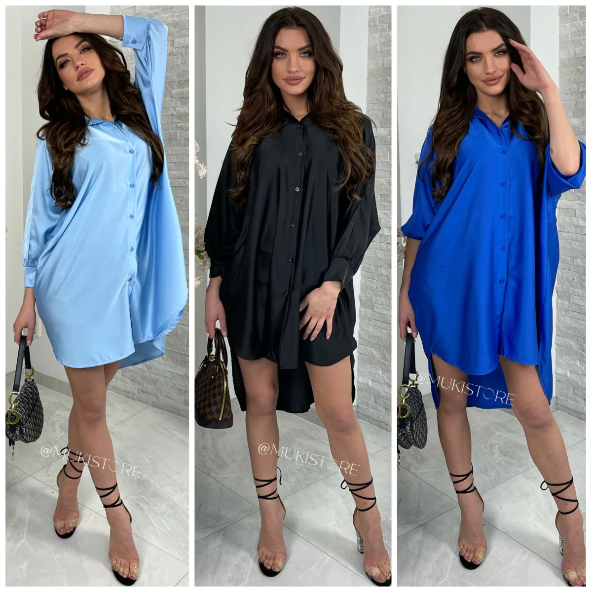 Satin Oversized Blouse Bestseller - Image 4