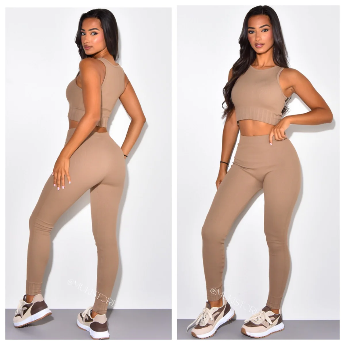 Sleeveless Ribbed Lounge Musthave Set 228 - Image 3