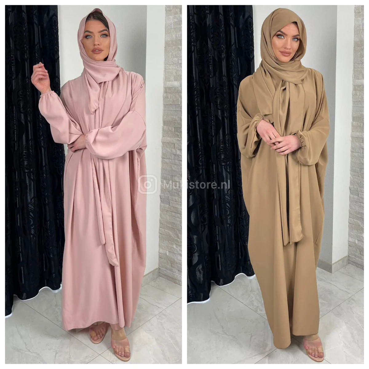 Super Oversized Abaya With Headscarf MADE IN ITALY - Image 6